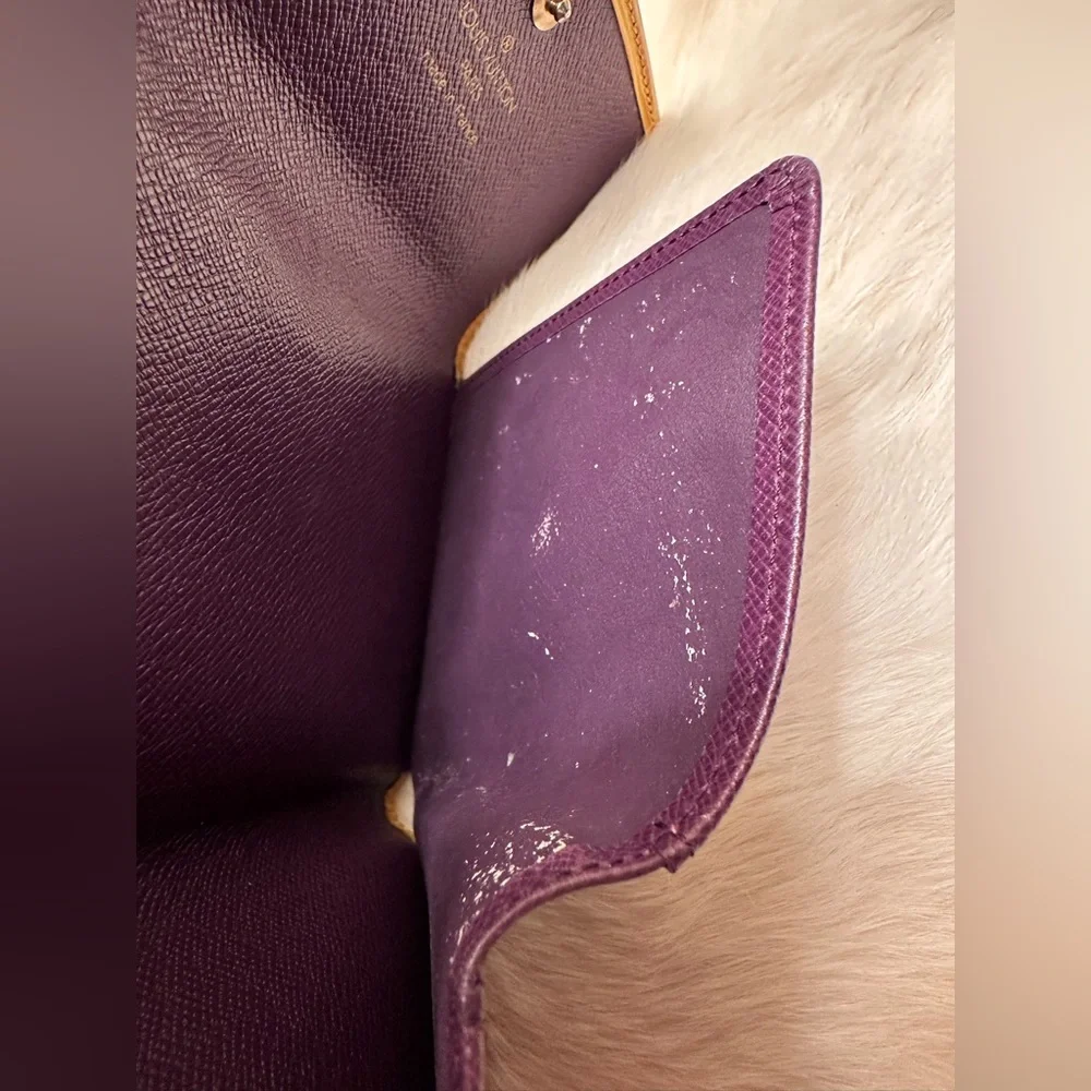 Louis Vuitton Yellow & Purple Epi Wallet - Picture 6 of 10